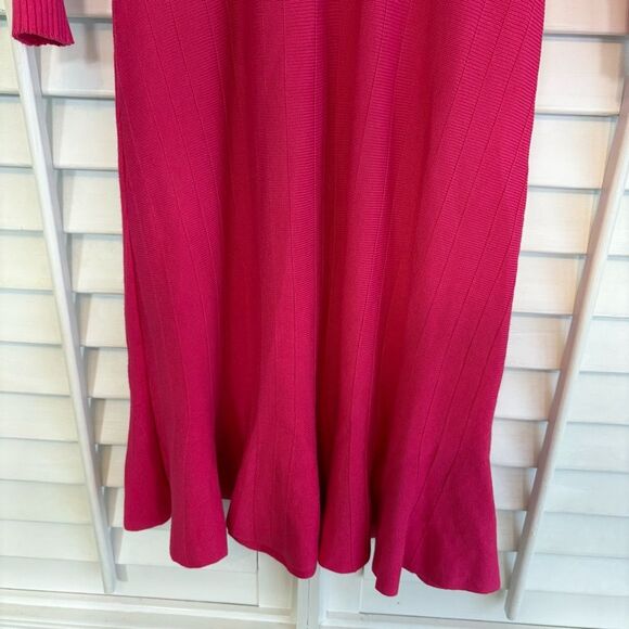 Cato Pink Ribbed Sweater Dress Size Medium - Picture 5 of 10